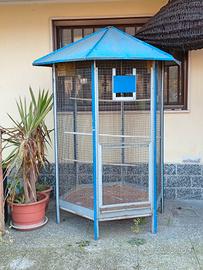 gabbia/voliera per pappagalli/cocorite