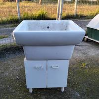 lavatoio con mobile usato Dolomite 