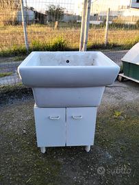 lavatoio con mobile usato Dolomite 