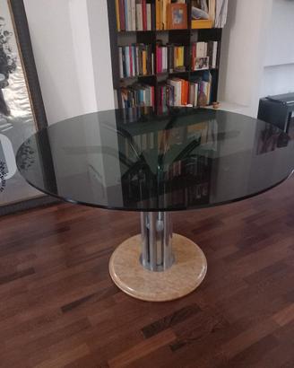 tavolo e sedie design anni 70 