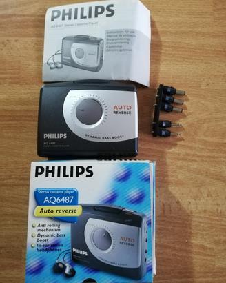Stereo cassette player Philips AQ6487 auto reverse