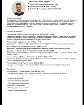 tecnico/ manutentore / tutto fare
