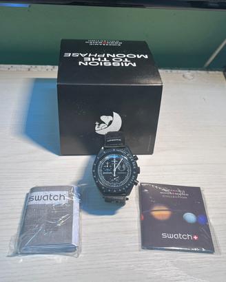 Swatch x Omega mission to the moonphase black