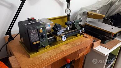 Tornio di precisione Proxxon PD/250E + Accessori