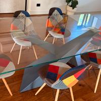 SEDIA PATCHWORK MODELLO EIFFEL