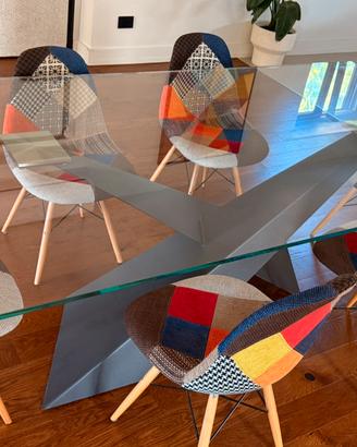 SEDIA PATCHWORK MODELLO EIFFEL
