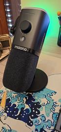 Microfono RGB Wireless o USB Maono PD100W 