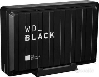 WD_BLACK D10 8 TB Game Drive HDD Esterno