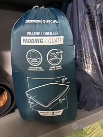 Cuscini da campeggio comfort quechua