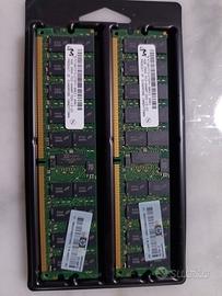 Memoria Ram DDR2 2x4Gb 800Mhz PC2 6400P ecc