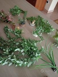 piante finte per acquario 