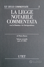 LA LEGGE NOTARILE COMMENTATA 2 volumi - Utet