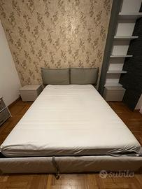 Letto matrimoniale con contenitore