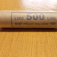 Rotolino da 50 pezzi 10 Lire spiga