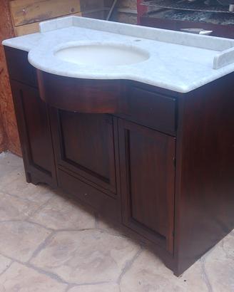 lavello completo e specchiera 