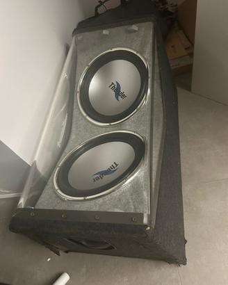 Subwoofer 1400w e amplificatore 1600w