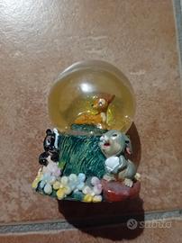 gadget Disney palla di vetro con Bambi
