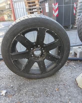 cerchio gommato bmw 5 fori