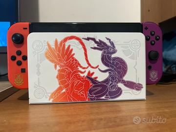 Switch oled pokemon scarlatto e violetto limited