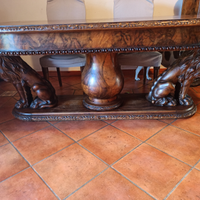 Sala da pranzo in noce fine Ottocento/iniziò Novec