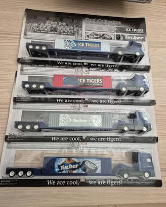 CAMION COLLEZIONE COMPLETA 4 PEZZI . 1/87. CM. 27.