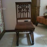 Sedia con inginocchiatoio