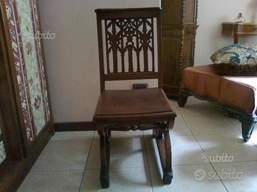 Sedia con inginocchiatoio