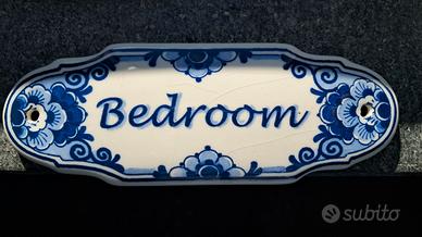 Nr. 4 Placchette ceramica Delft Blue