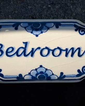 Nr. 4 Placchette ceramica Delft Blue
