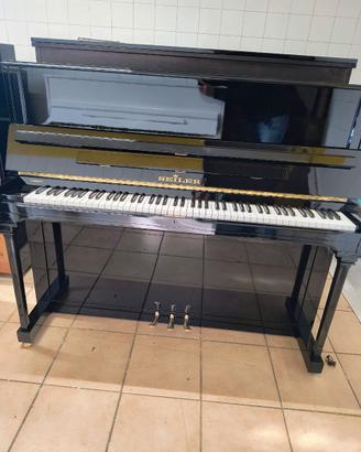 Pianoforte Seiler 122 tedesco seminuovo con trasp.