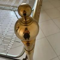 letto in ottone