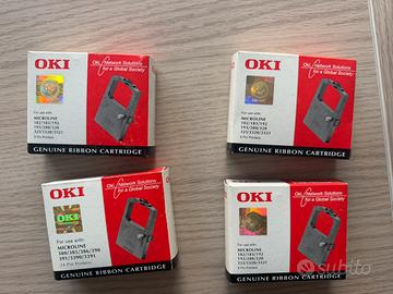 Set 4 Nastri Originali OKI Microline