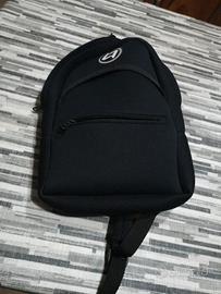 Zaino neoprene scuba unisex nero nuovo