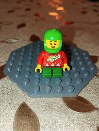 Lego Space minifigure Elfo di Natale hol383