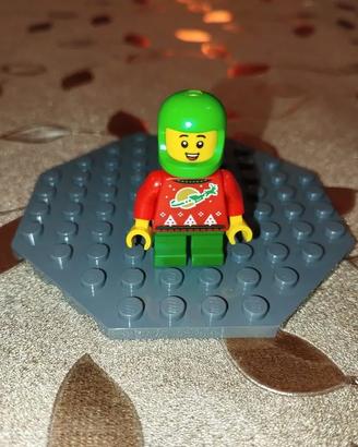 Lego Space minifigure Elfo di Natale hol383