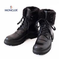 Moncler patty leather combat boots EU35