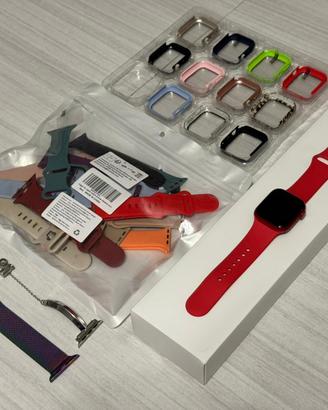 Apple Watch 8 41 mm ROSSO + 17 cintur. + 12 cover