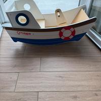 Barca dondolo Hape originale perfetta in legno