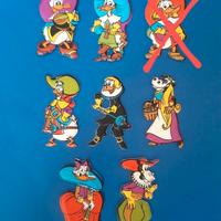 7 figurine plasteco formaggino Mio anni '70