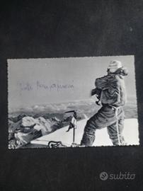 VERA FOTOGRAFIA  "A. COMPAGNONI  K2"  AUTOGRAFATA 