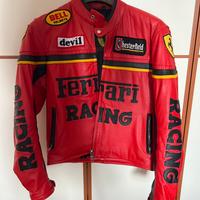 Giacca ferrari in pelle