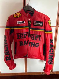 Giacca ferrari in pelle