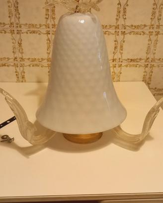 Lampada da tavolo vetro Murano