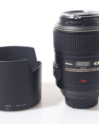 OBIETTIVO NIKON AF-S MICRO 105 MM F/2.8 G ED VR. N