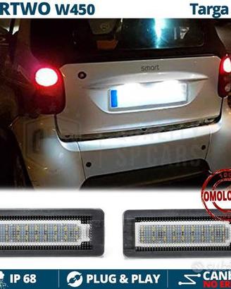 Luci Targa Led Smart Fortwo W450 Placchette Canbus