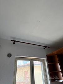 Palo tenda in legno masello scuro