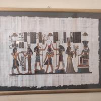 Papiro moderno decorato a mano anno 1990 Egitto