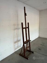 Cavalletto professionale da studio per pittore