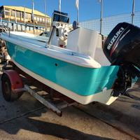 Barca Shetland 4,70 motore Suzuki 40cv 4 tempi