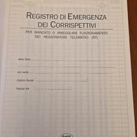 quaderno registro registratore telematico